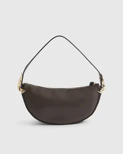 Brown RI Studio Leather Shell Shoulder Bag