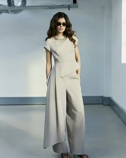 Brown RI Studio Structured Asymmetric Top