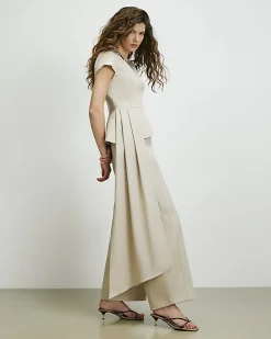 Brown RI Studio Structured Asymmetric Top