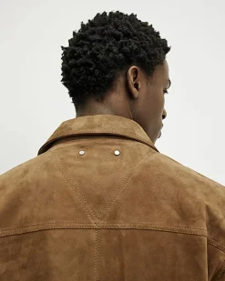 Brown RI Studio Suede Western Jacket
