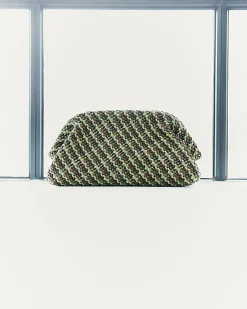 Brown RI Studio Weave Oversized Clutch Bag