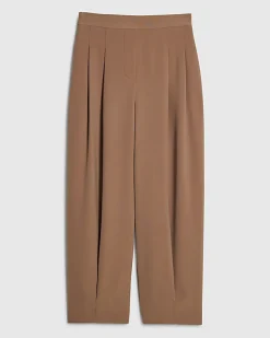 Brown Tapered Trousers