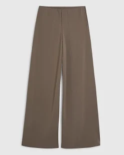 Brown Wide Leg Trousers