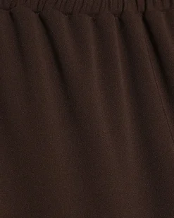 Brown Wide Leg Trousers