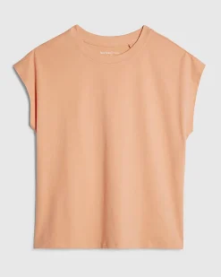 Coral Grown On Sleeve T-Shirt