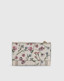 Cream Floral Mini Purse