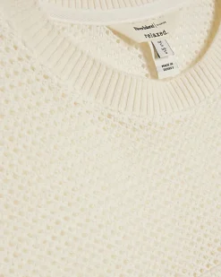 Cream Fringe Top
