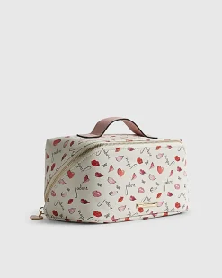 Cream J'adore Makeup Bag