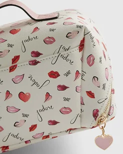 Cream J'adore Makeup Bag