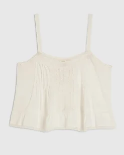 Cream Lace Trim Cami