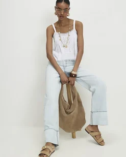Cream Lace Trim Cami