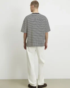 Cream Loose Fit Jeans