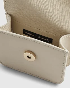 Cream Mini Satchel Purse