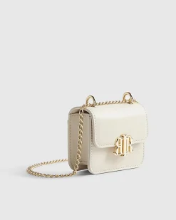 Cream Mini Satchel Purse