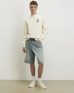 Cream Oversized Far East Japanese Sweatshirt