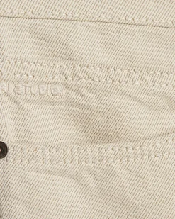 Cream RI Studio Loose Fit Twist Jeans