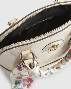 Cream Scarf Handle Cross Body Bag Bundle