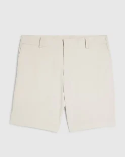 Cream Skinny Elasticated Stretch Shorts