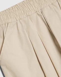Girls Beige Balloon Trousers