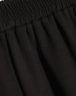 Girls Black Balloon Leg Trousers