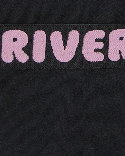 Girls Black Hipster Pack Of 5 Briefs
