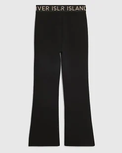 Girls Black Premium Flared Trousers