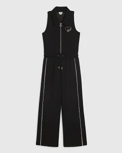 Girls Black Premium Jumpsuit