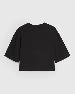 Girls Black Queen Of K-pop Boxy T-Shirt