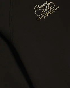 Girls Black Zip Back Detail Sweatshirt