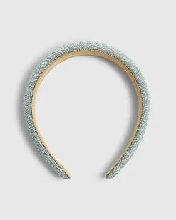 Girls Blue Crystal Headband