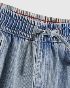Girls Blue Loose Fit Jeans