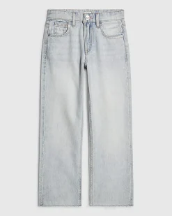 Girls Blue Straight Jeans