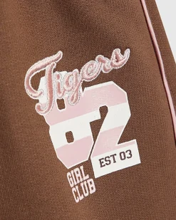 Girls Brown 82 Joggers