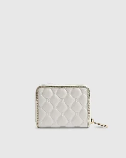 Girls Cream Bow Purse