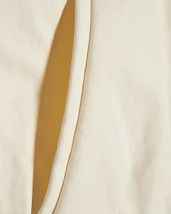 Girls Cream Lace Trim Bomber Jacket
