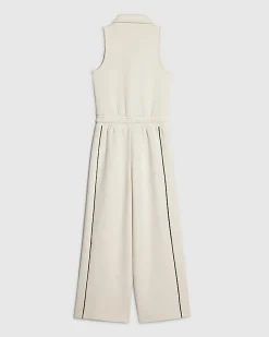 Girls Cream Premium Jumpsuit