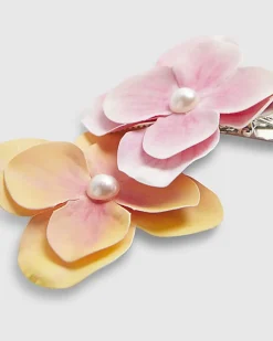 Girls Flower Pack Of 2 Hair Clips