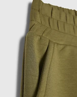 Girls Khaki Bow Wide Leg Premium Trousers