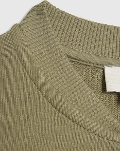Girls Khaki Brooklyn Zip Through Sweatshirt