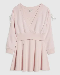 Girls Pink 2 in 1 Shrug Dress