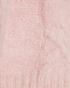 Girls Pink Bow Flower Cardigan