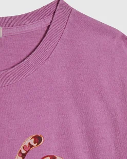 Girls Pink Dyed Tiger T-Shirt