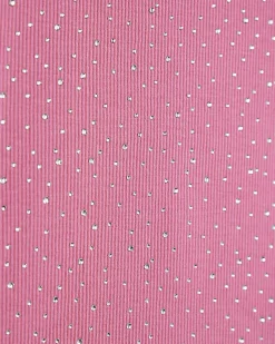Girls Pink Embellished T-Shirt