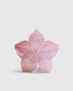 Girls Pink Flower Hair Claw Clip