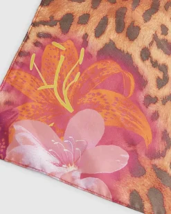 Girls Pink Leopard Lily Bandana