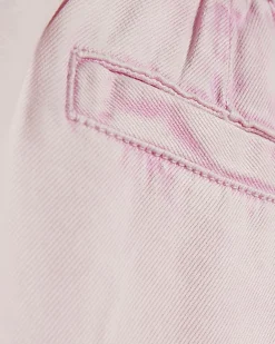 Girls Pink Loose Fit Jeans