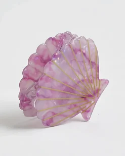 Girls Pink Mermaid Claw Hair Clip