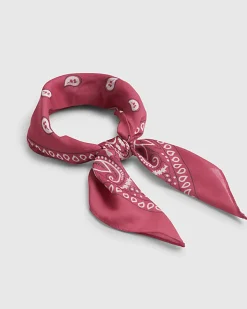 Girls Pink Paisley Bandana