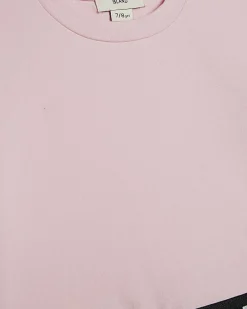 Girls Pink RI Waistband T-Shirt And Skort Set