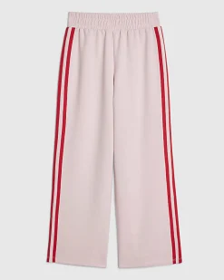 Girls Pink Side Stripe Joggers